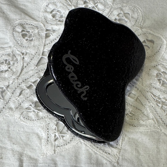 Coach Glitter Butterfly Compact Mirror - So Cute!! - Picture 3 of 6